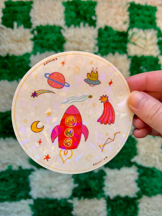 Rainbow window sticker