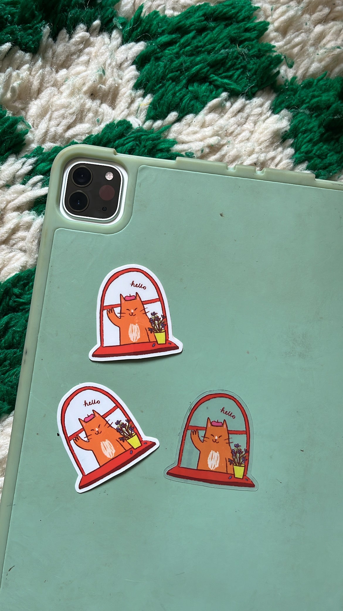 Window cat sticker