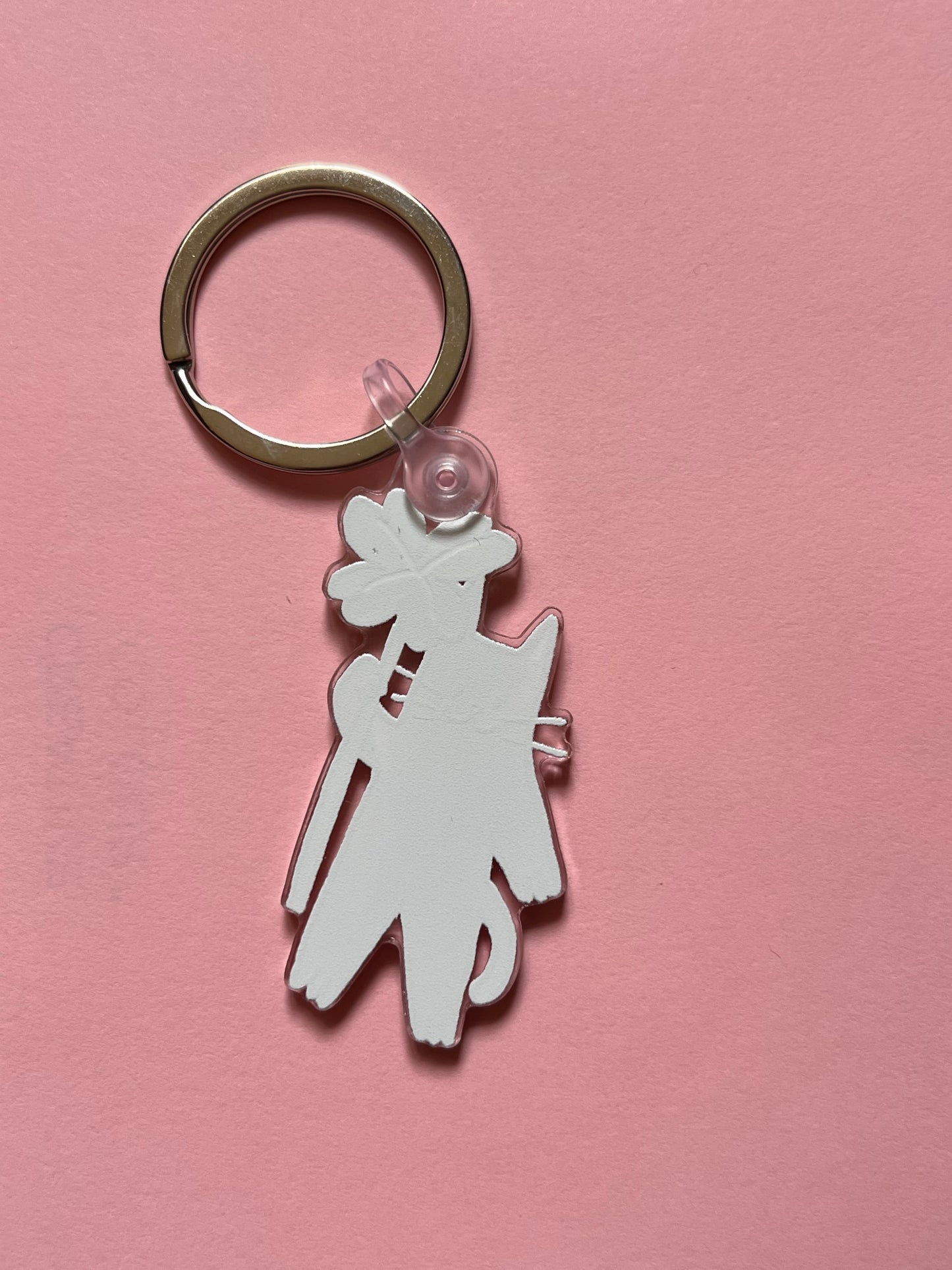 Lucky cat keyring
