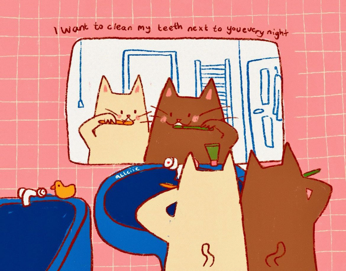 Clean teeth print