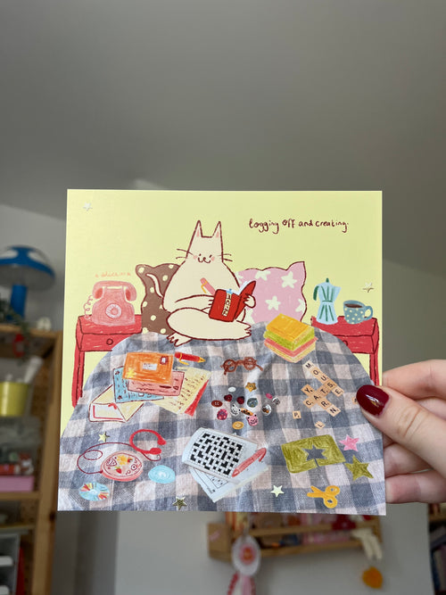 analog cat print