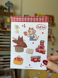 Making jam sticker sheet