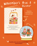 Patreon art mail print & sticker SINGLE listing