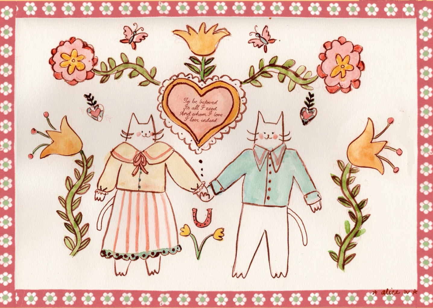 beloved art print