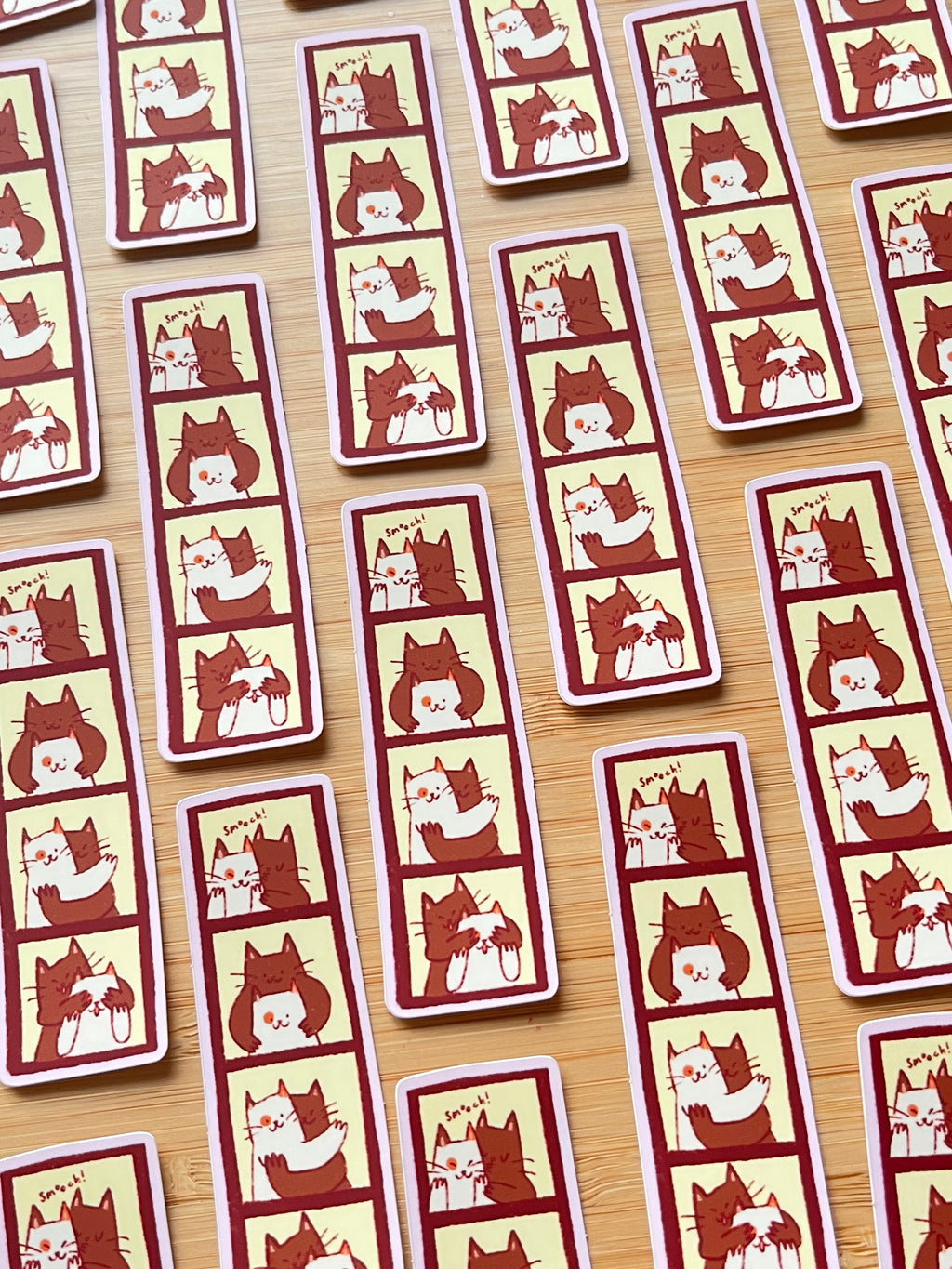 Photobooth cat sticker