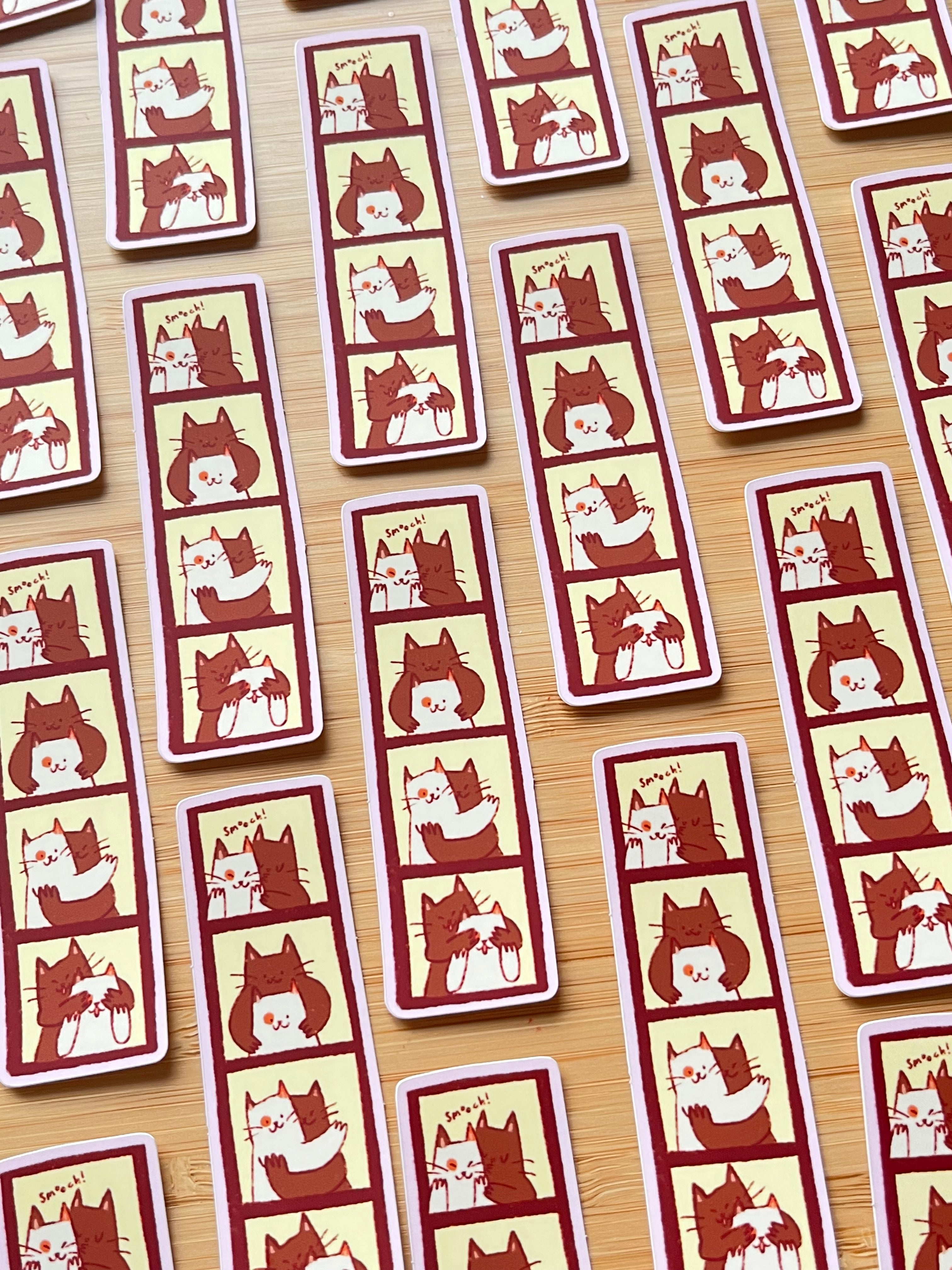 Photobooth cat sticker