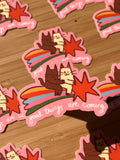 'Good things are coming' sticker