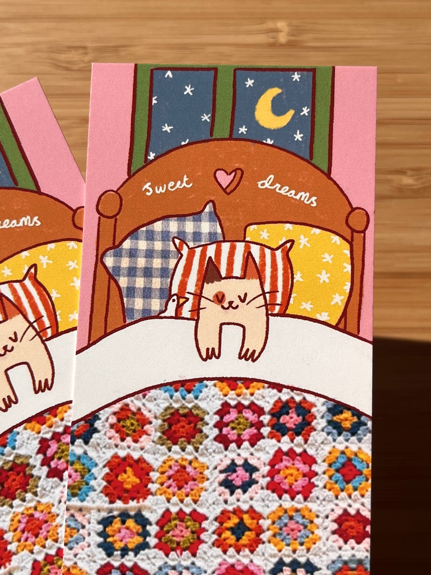 Sweet dreams cat bookmark