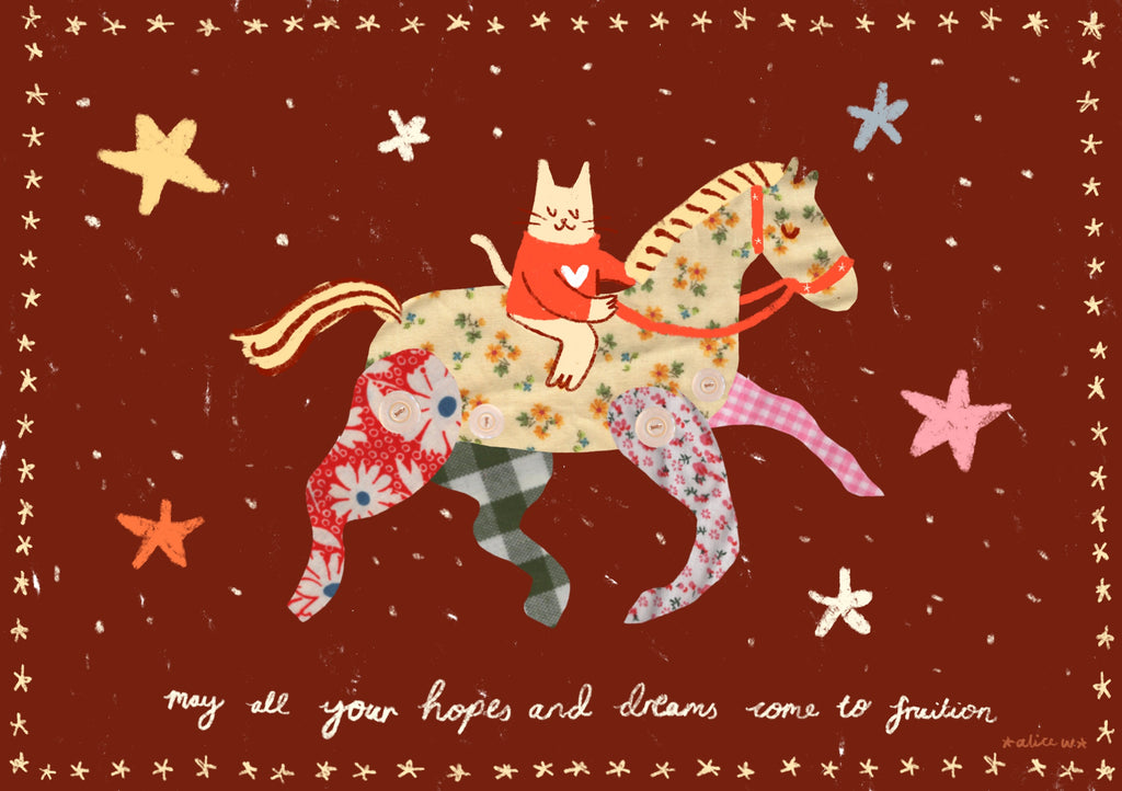 Cat on horse B GRADE